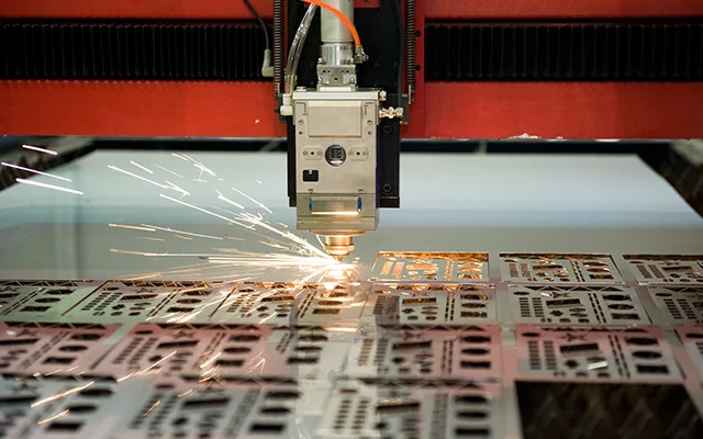 Laserschneiden von Metall
