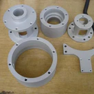 Custom CNC turned AW7075 aluminum parts with anodized surface treatment