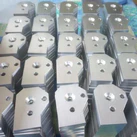 Precision CNC machined aluminum blocks manufactured in a production batch